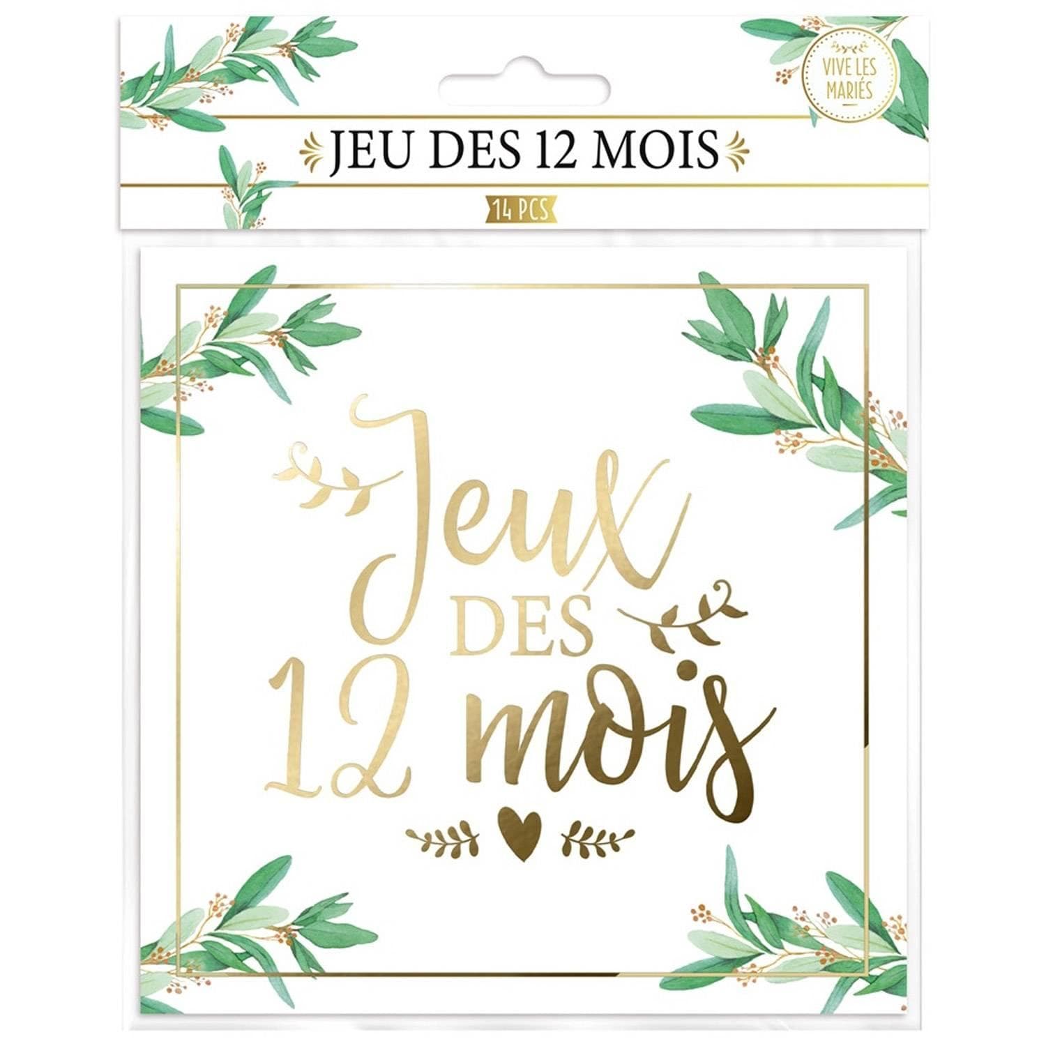 Jeu des 12 Mois Vive les Mariés