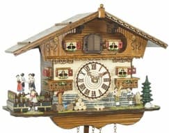 Horloge coucou scène de danse avec musiciens 24 cm Disponibilité : Expédié sous 2 semaines