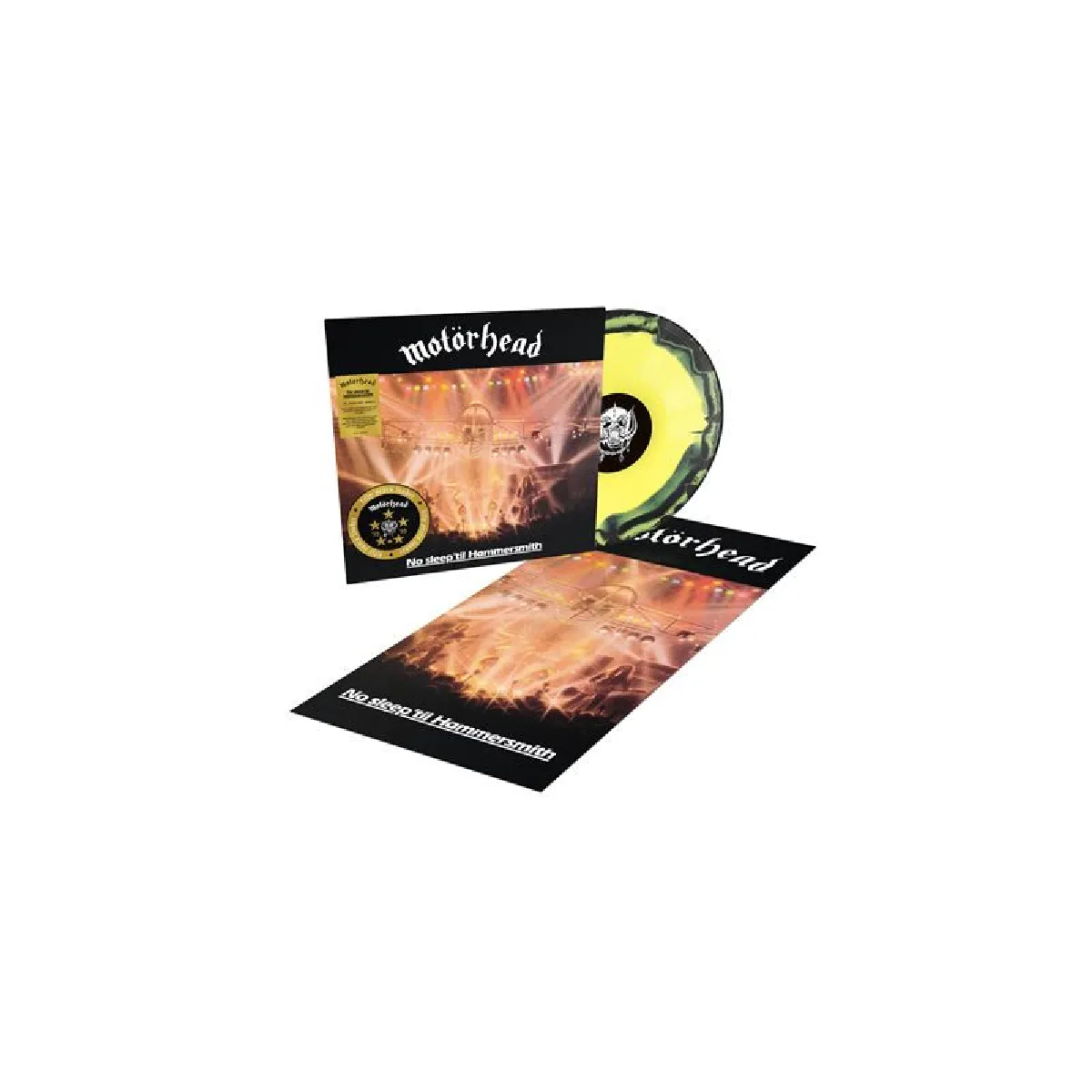 No Sleep Til’ Hammersmith (50th Anniversary) Vinyle Jaune et Noir