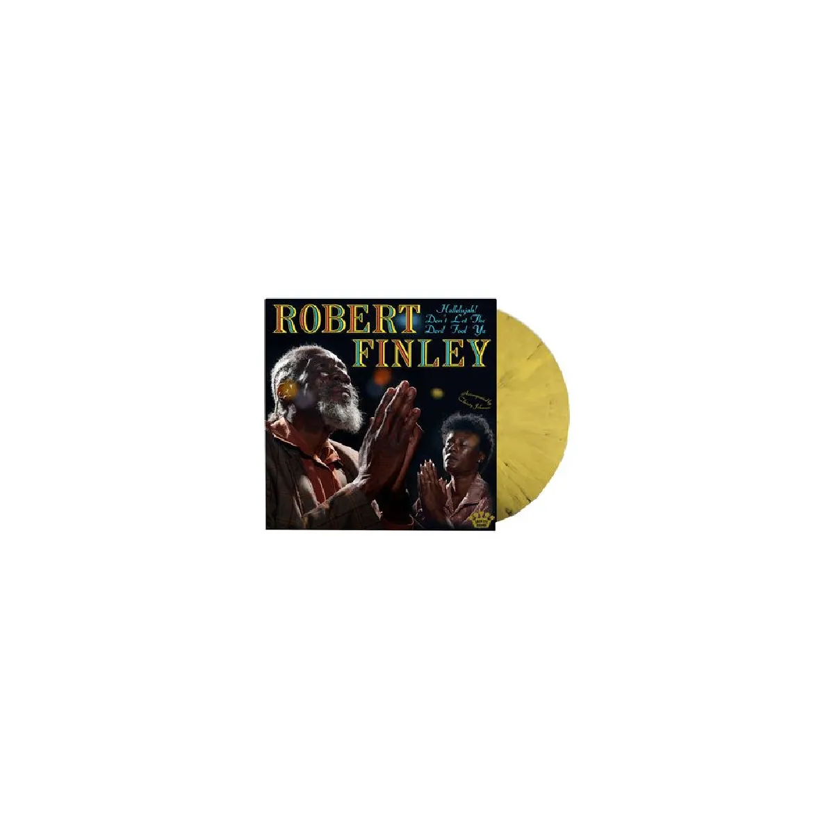 Hallelujah ! Don t Let The Devil Fool Ya Vinyle Jaune et Noir Marbré